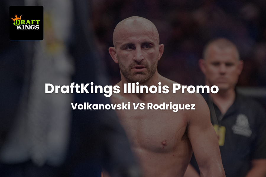 DraftKings IL Promo for Volkanovaski-Rodriguez Fight: $5 Stake Ignites $150 in Bonus Bets